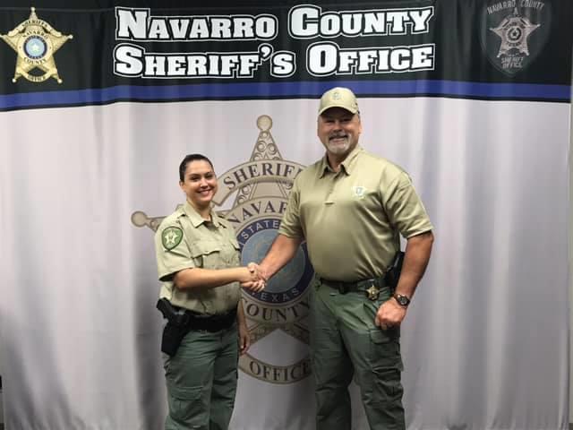 Karissa Maxey and Sheriff Tanner